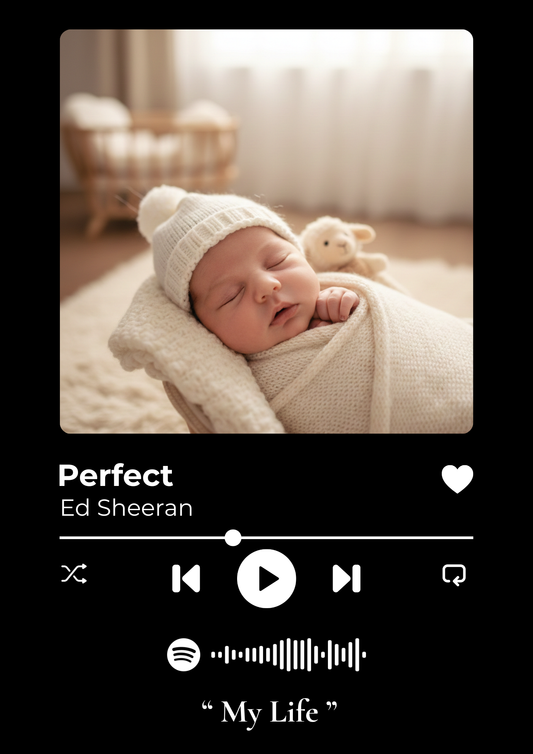 Spotify Custom Metal Poster